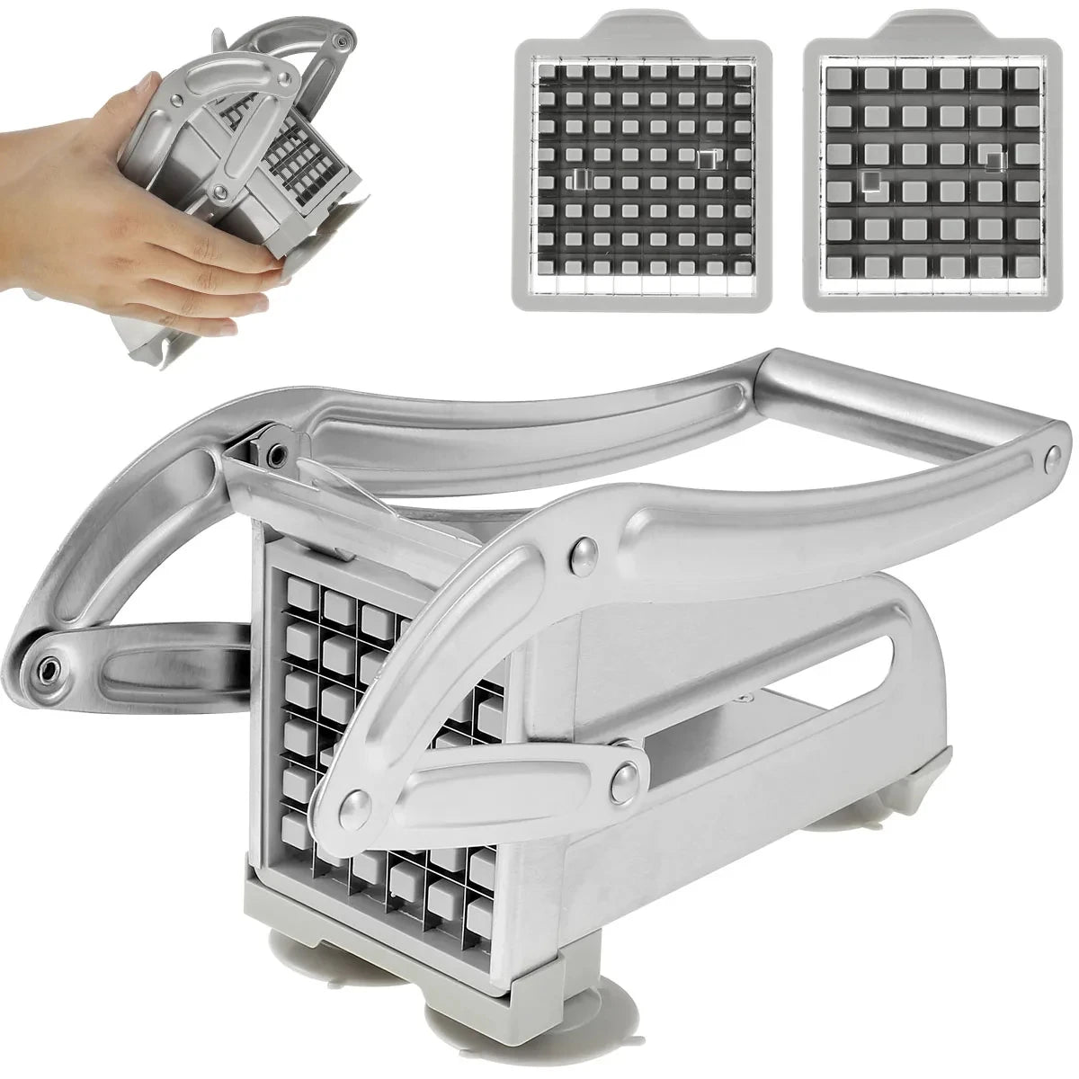 Coupe-Frites Professionnel Inox - Lames Haute Précision